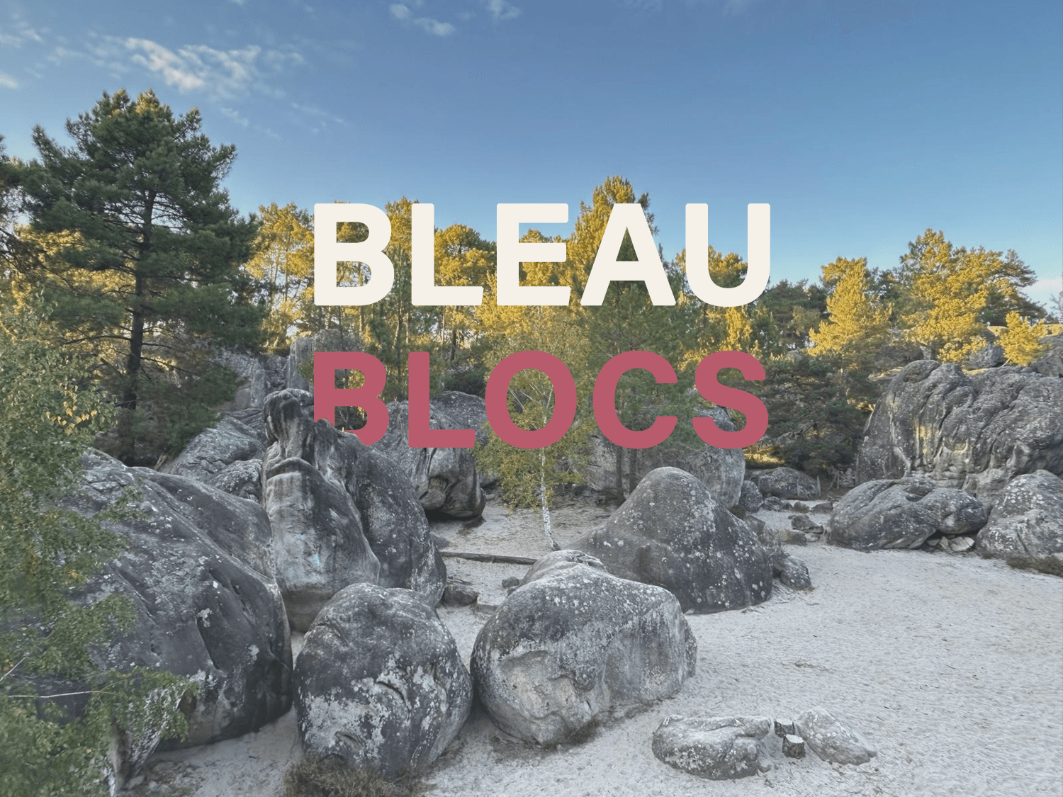 Rock climbing stay in Fontainebleau Forest