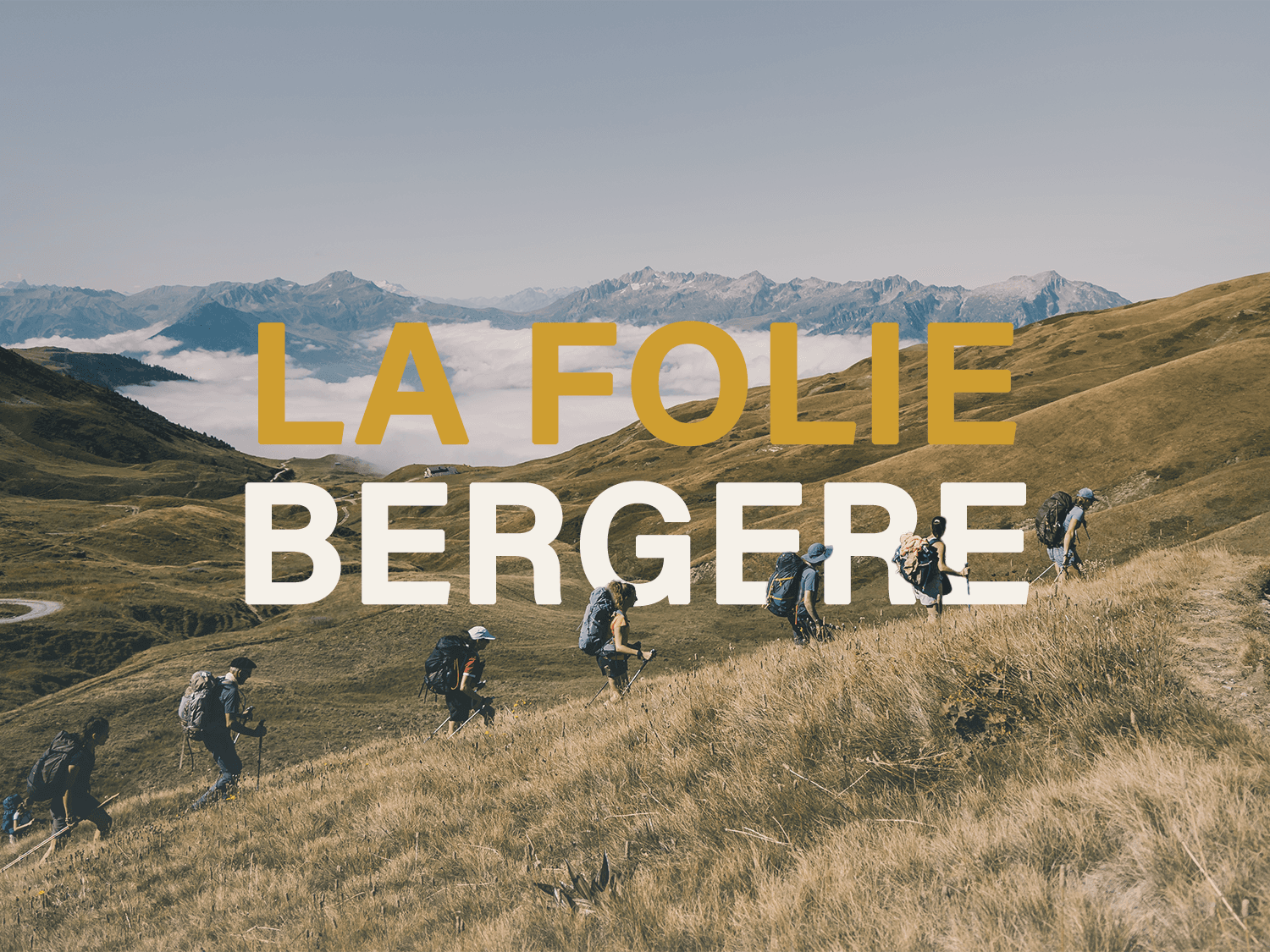 Crossing the Beaufortain in Savoie