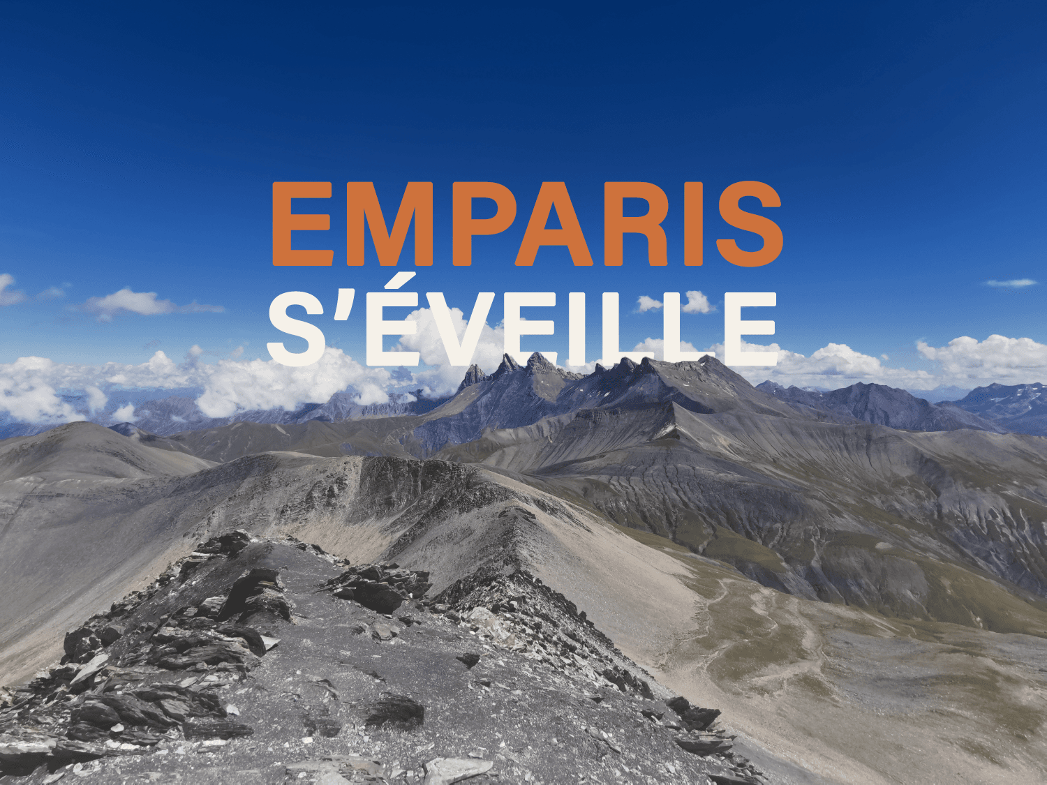 Trek bivouac at Emparis Plateau