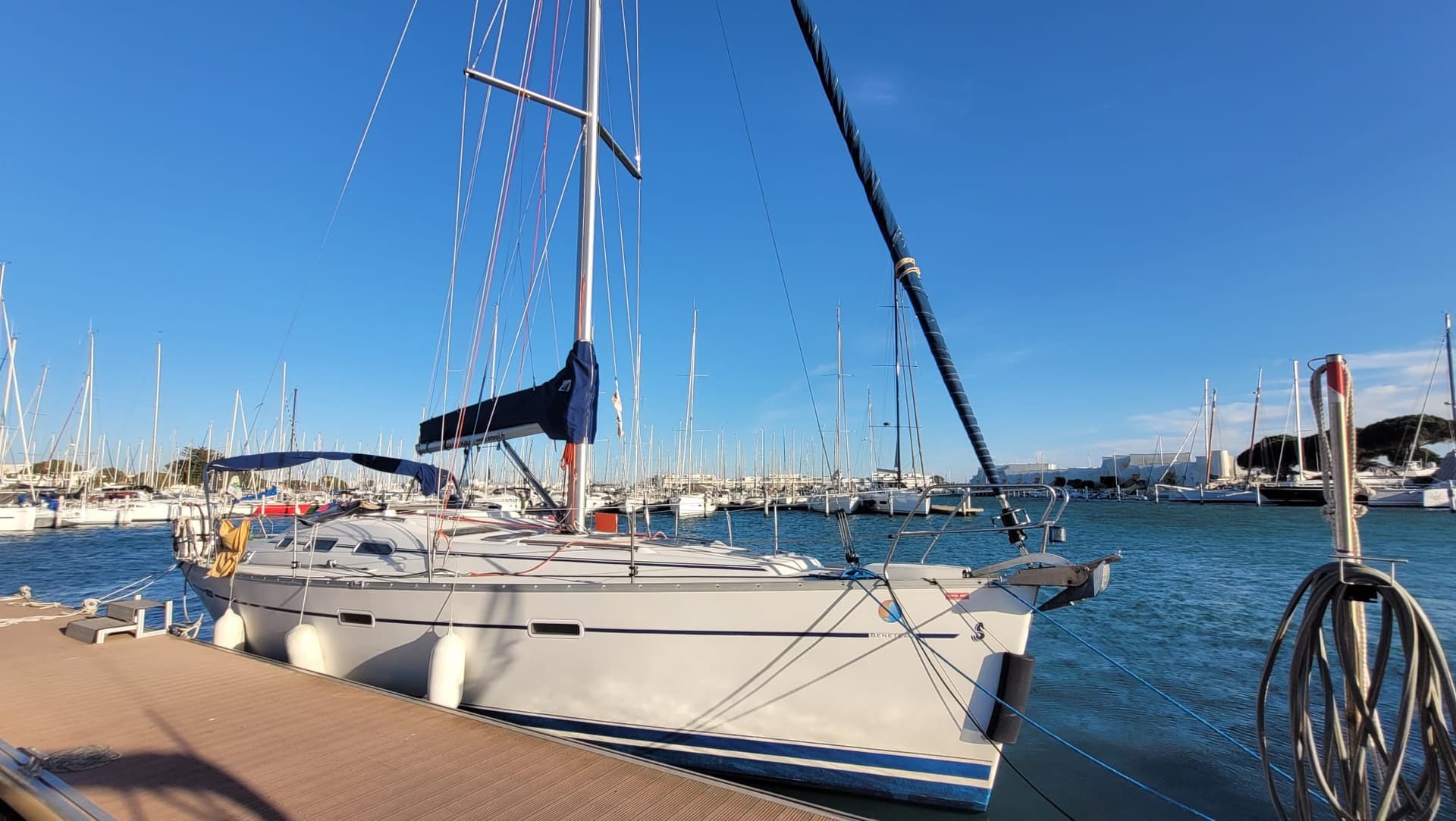 Welcome aboard the sailboat