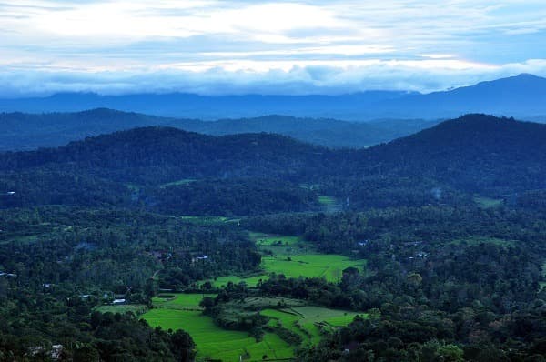 Between Karnataka and Kerala