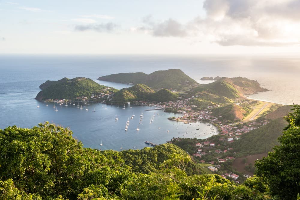 Full sunshine in Terre de Haut, Les Saintes