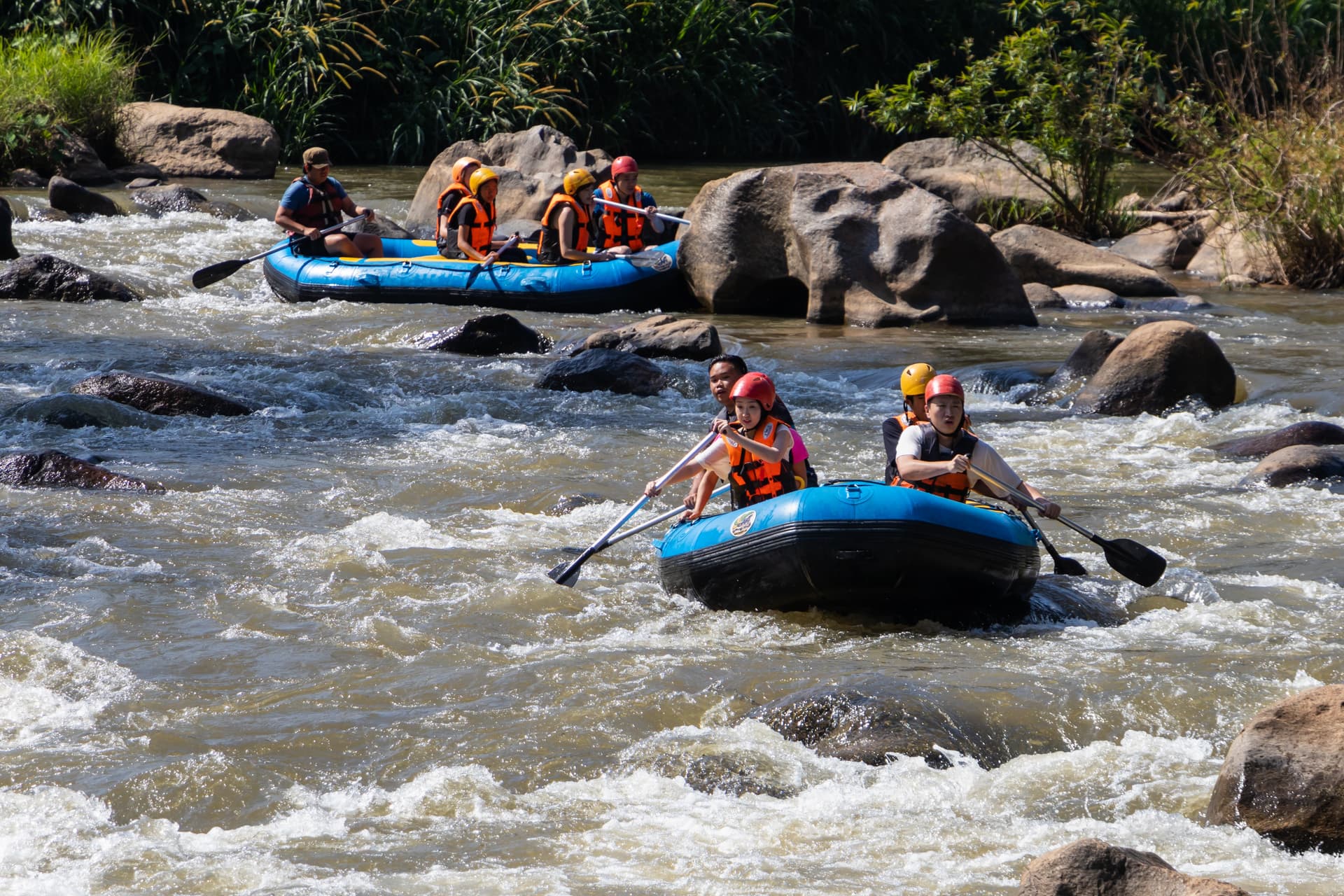 Rafting on the Mae Taeng River