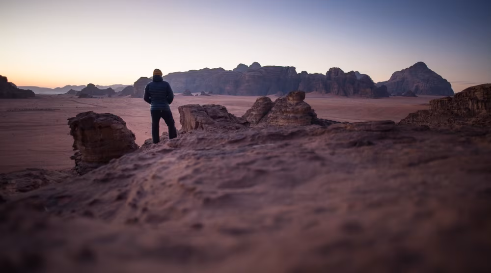 Walking in Jordan