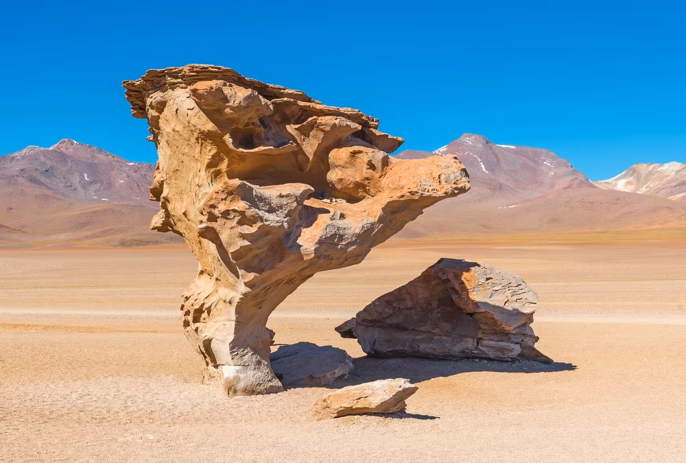 The Road of Deserts in Bolivia and Chile